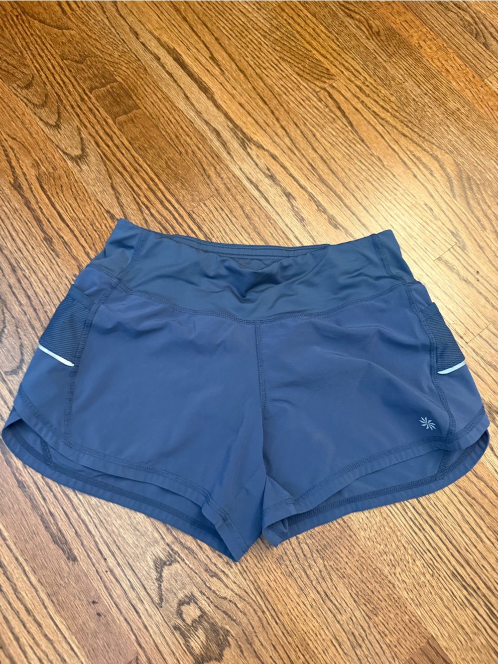 Athleta Blue/Navy Running Bike Shorts Size S